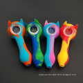 Multicolor Cat Modeling Smoking Accessories Tobacco Weed Silicone Smoking Pipe